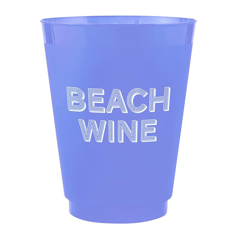 Beach Wine Frosted Cups