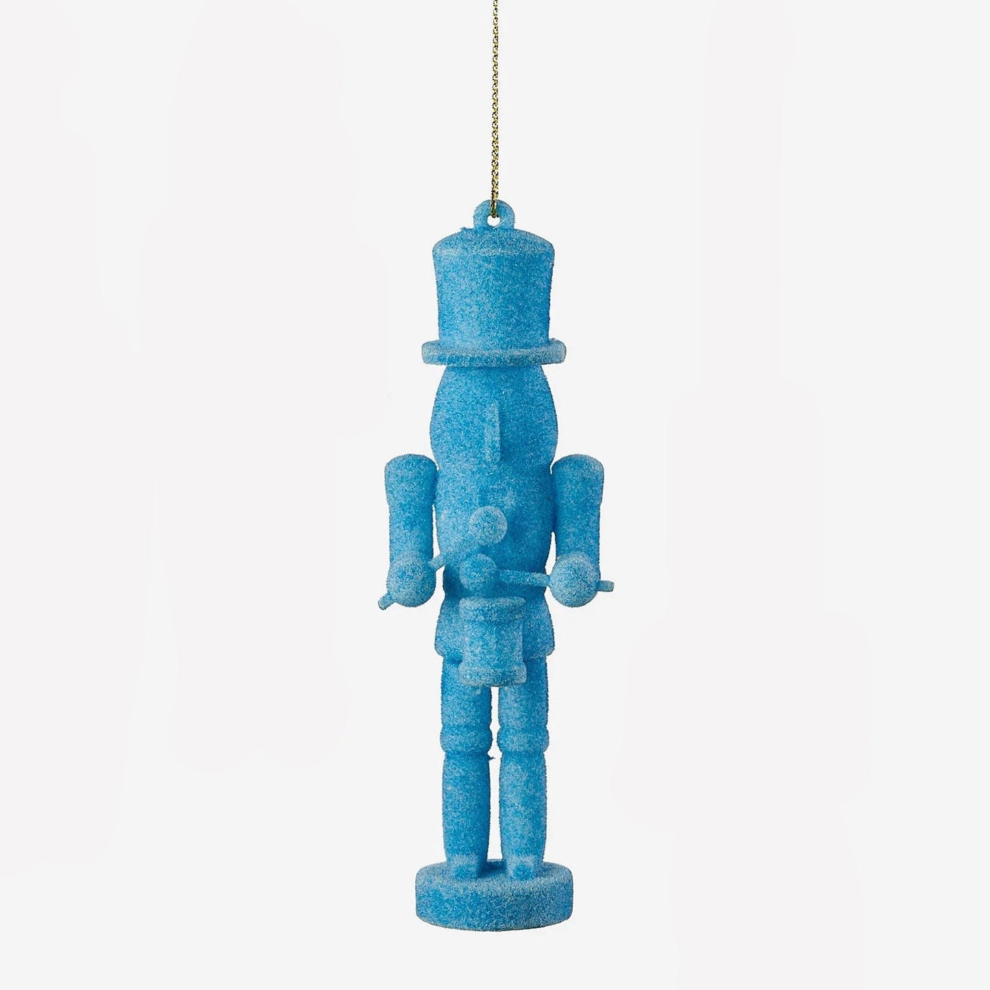 Flocked Toy Soldier Ornament