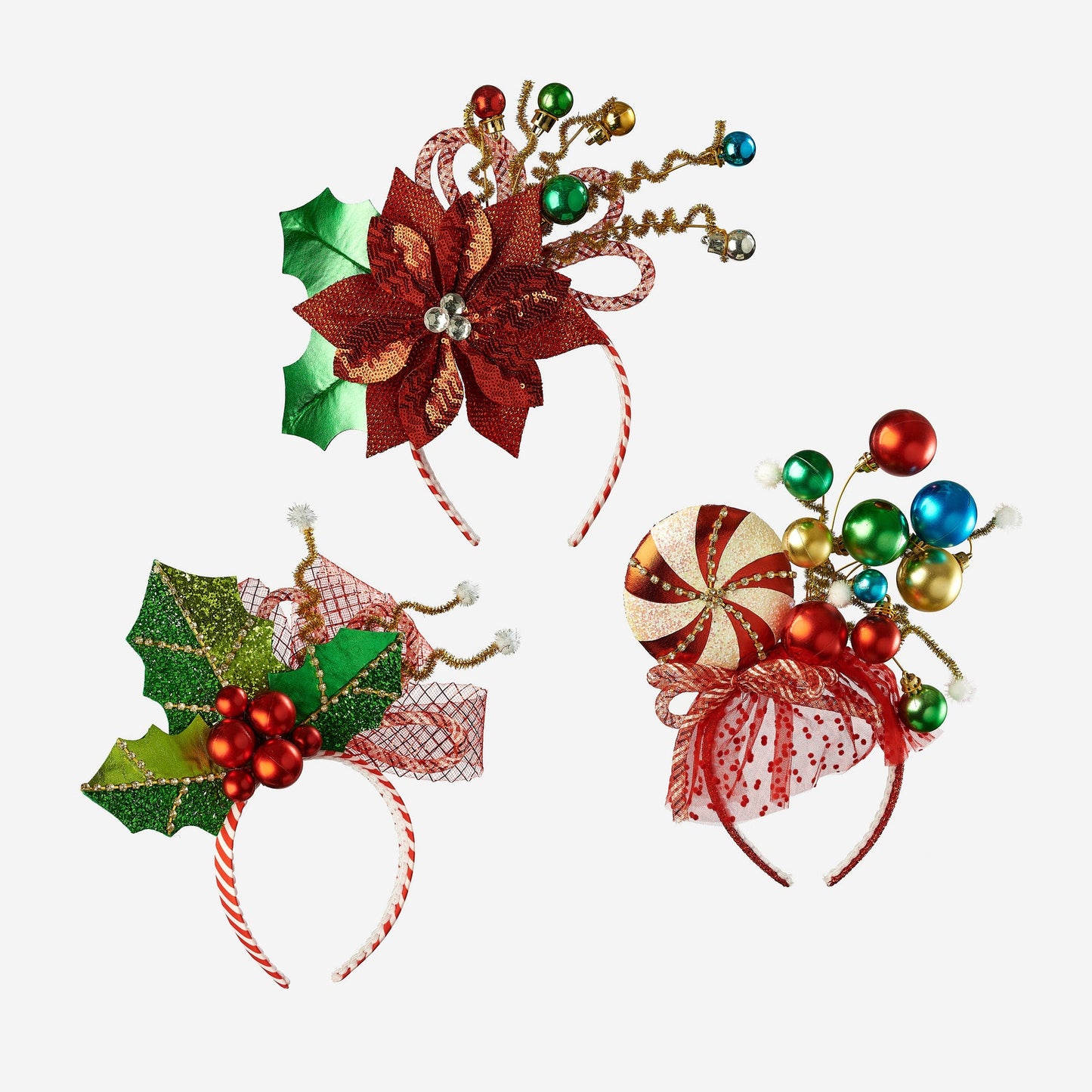 Christmas Glitter & Ornament Headbands