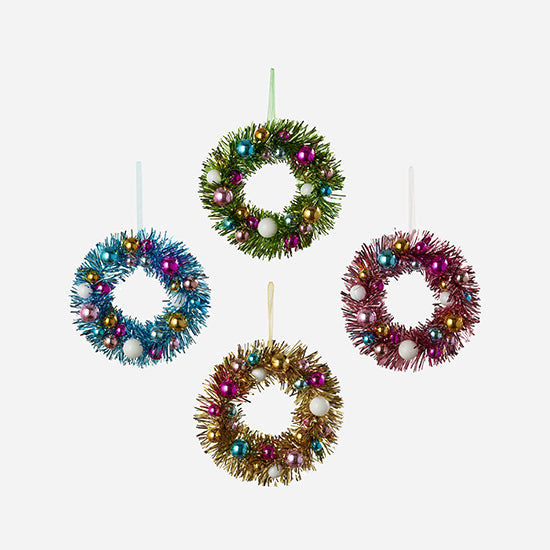 Tiny Tinsel Wreath