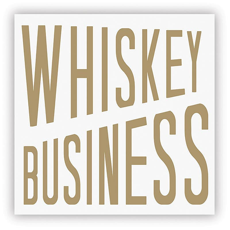 Whiskey Business Cocktail Napkins