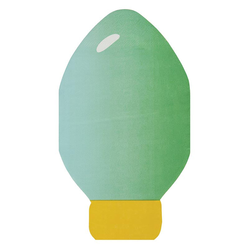 Christmas Light Bulb Guest Napkins