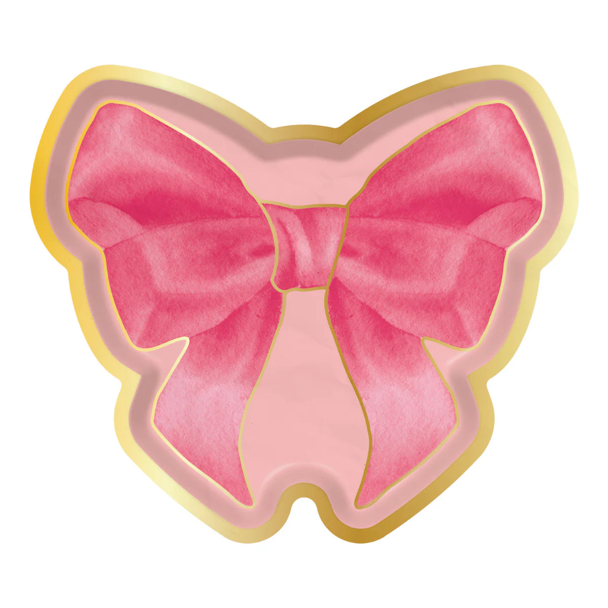 Pink Bow Salad Plates