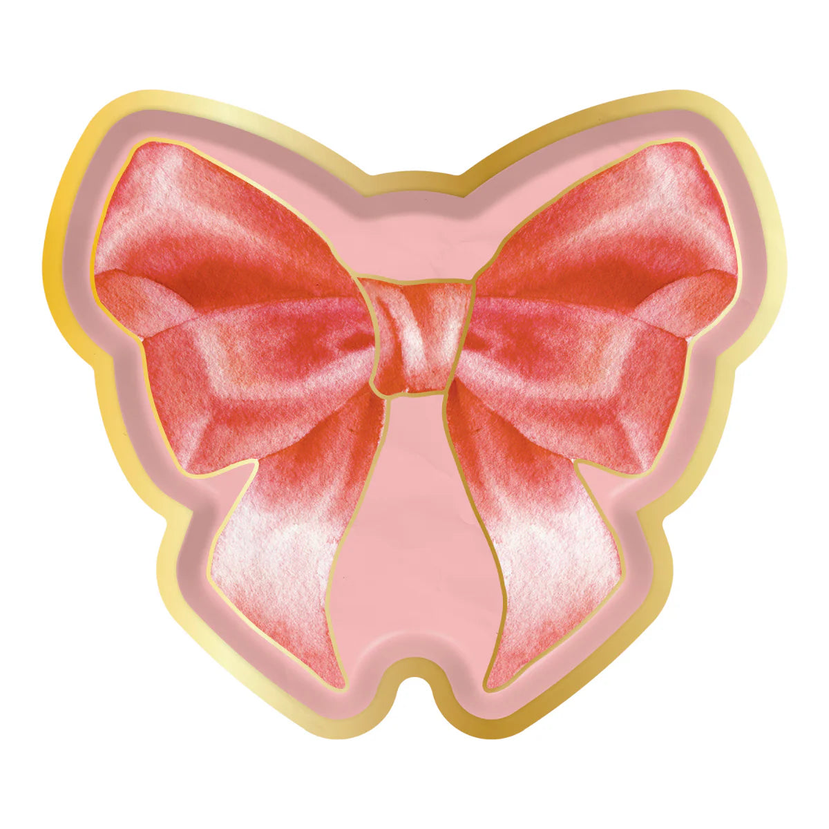 Pink Bow Salad Plates