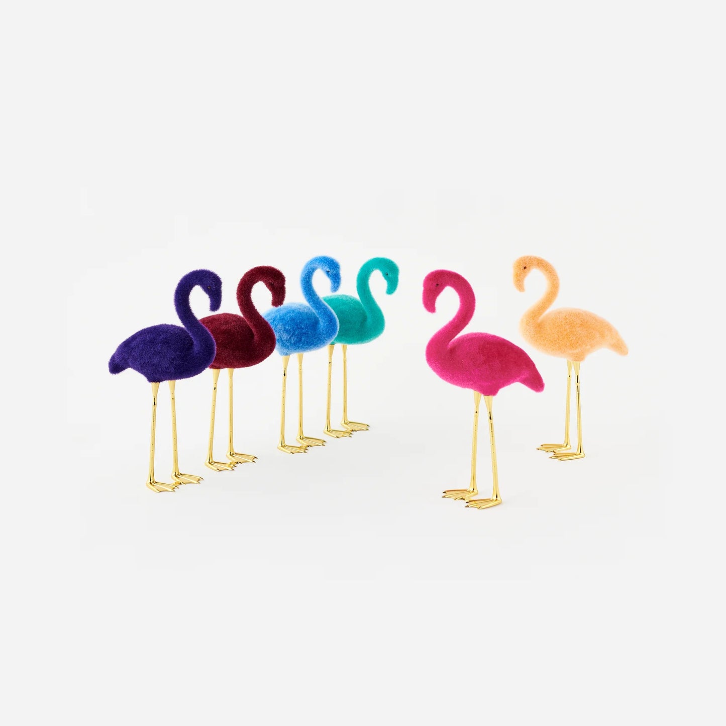 Flocked Flamingo