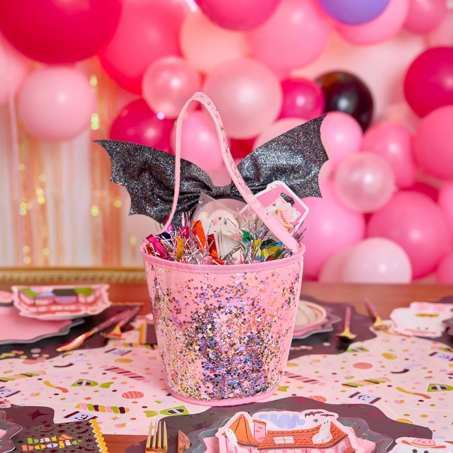 Glitter Bat Wing Headband