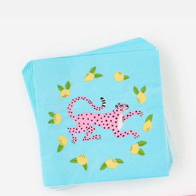 Lemon Animal Napkins