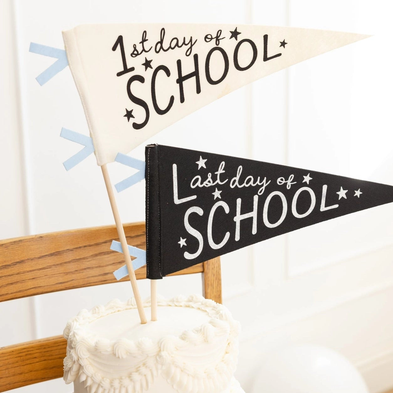 First and Last Day Felt Pennant Set