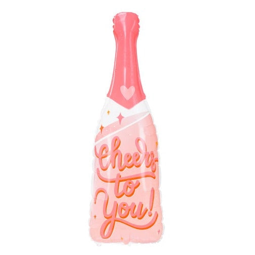 34" Cheers To You Bottle Mylar