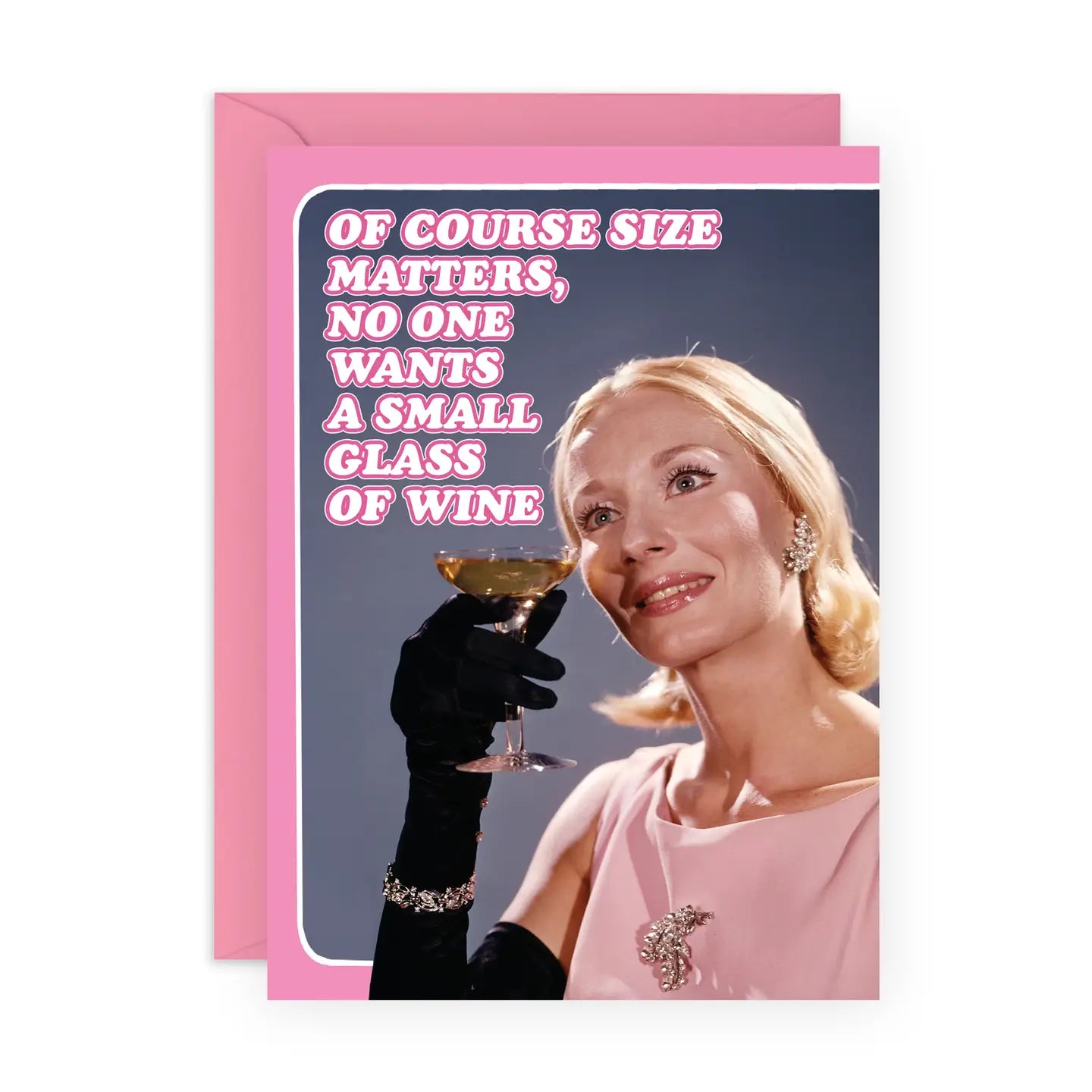 Of Course Size Matters Card with Stickers