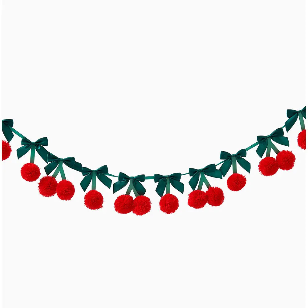 Cherry Pom Garland