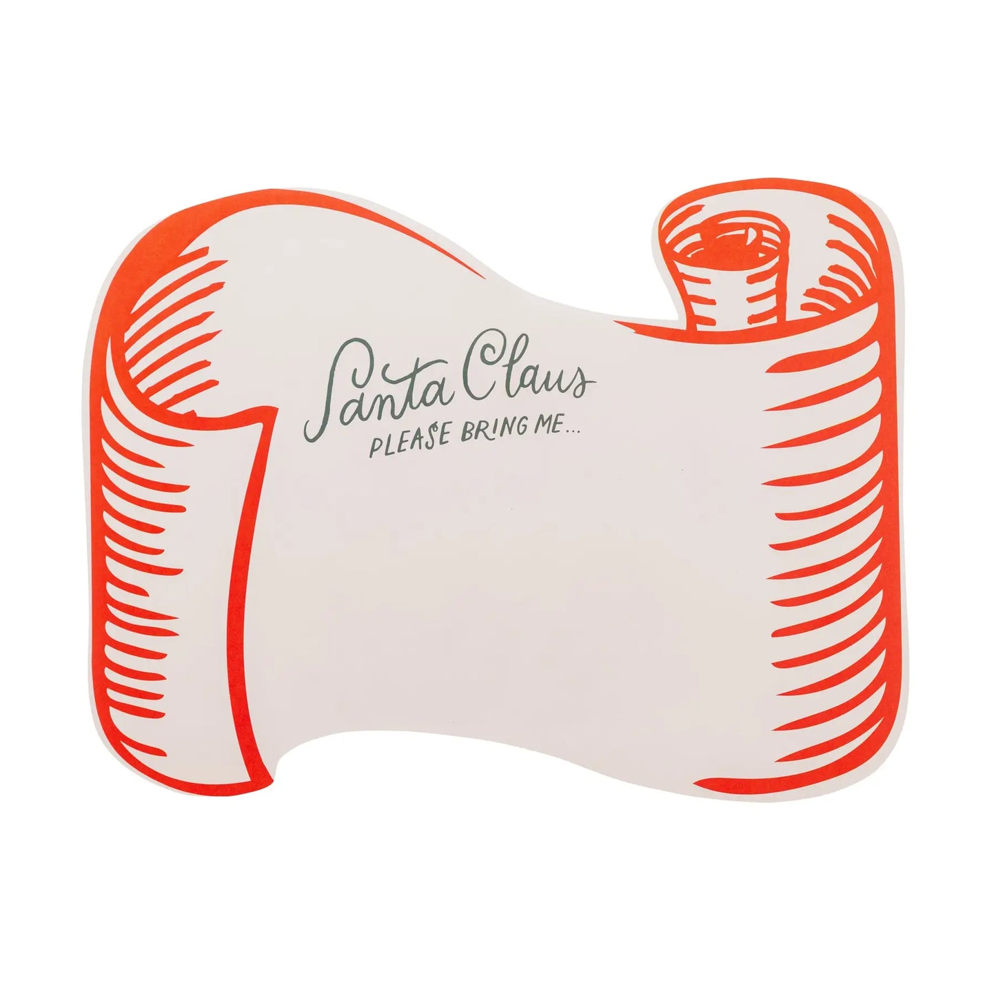 Santa Scroll Placemat