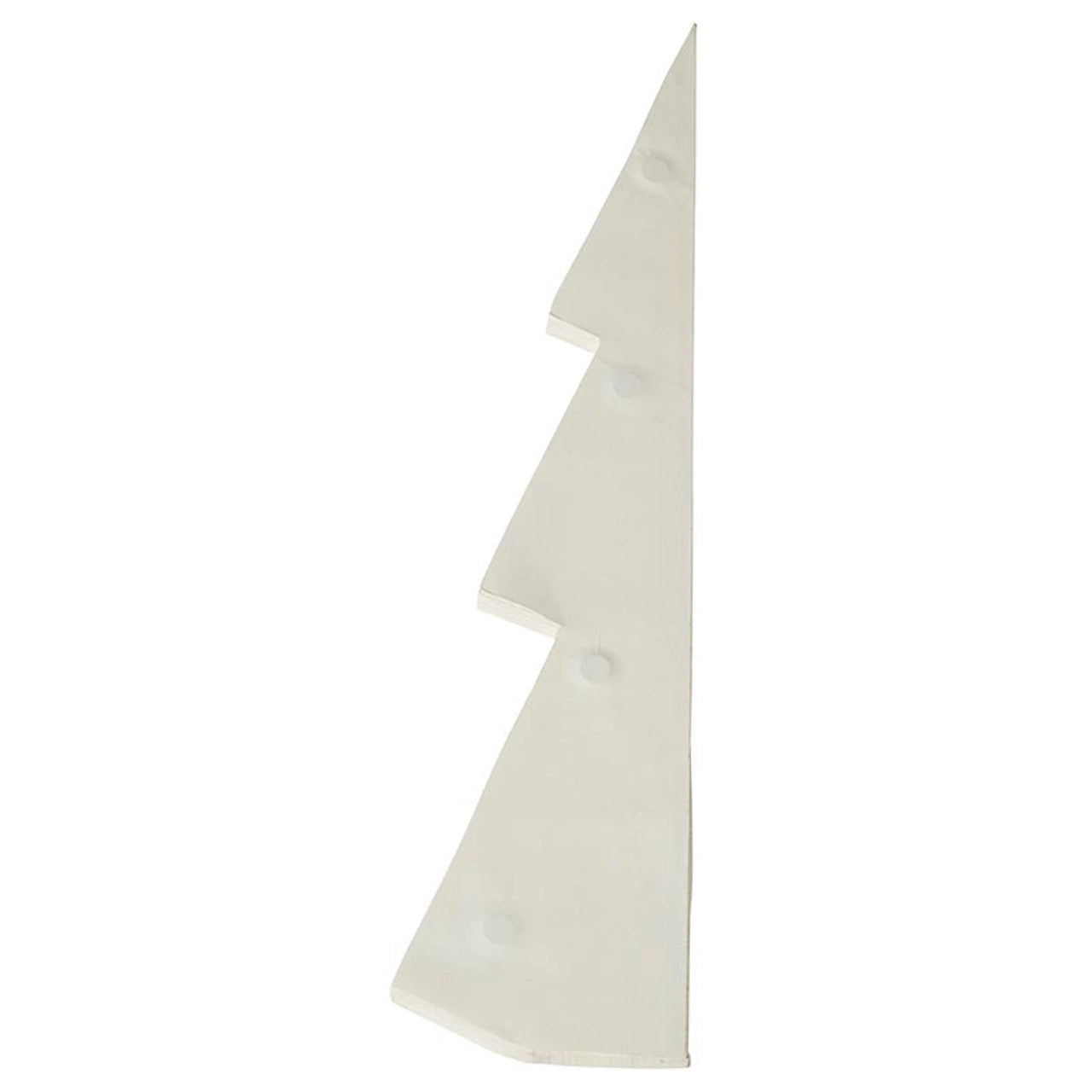 18" Warm White Balsam Fir Paper Tree