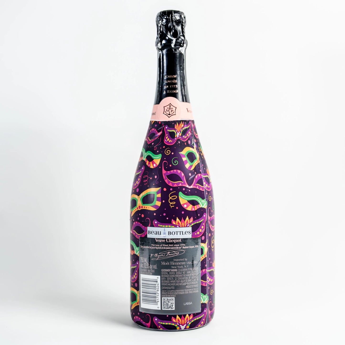 Beau Bottles Mardi Masquerade - Veuve Edition