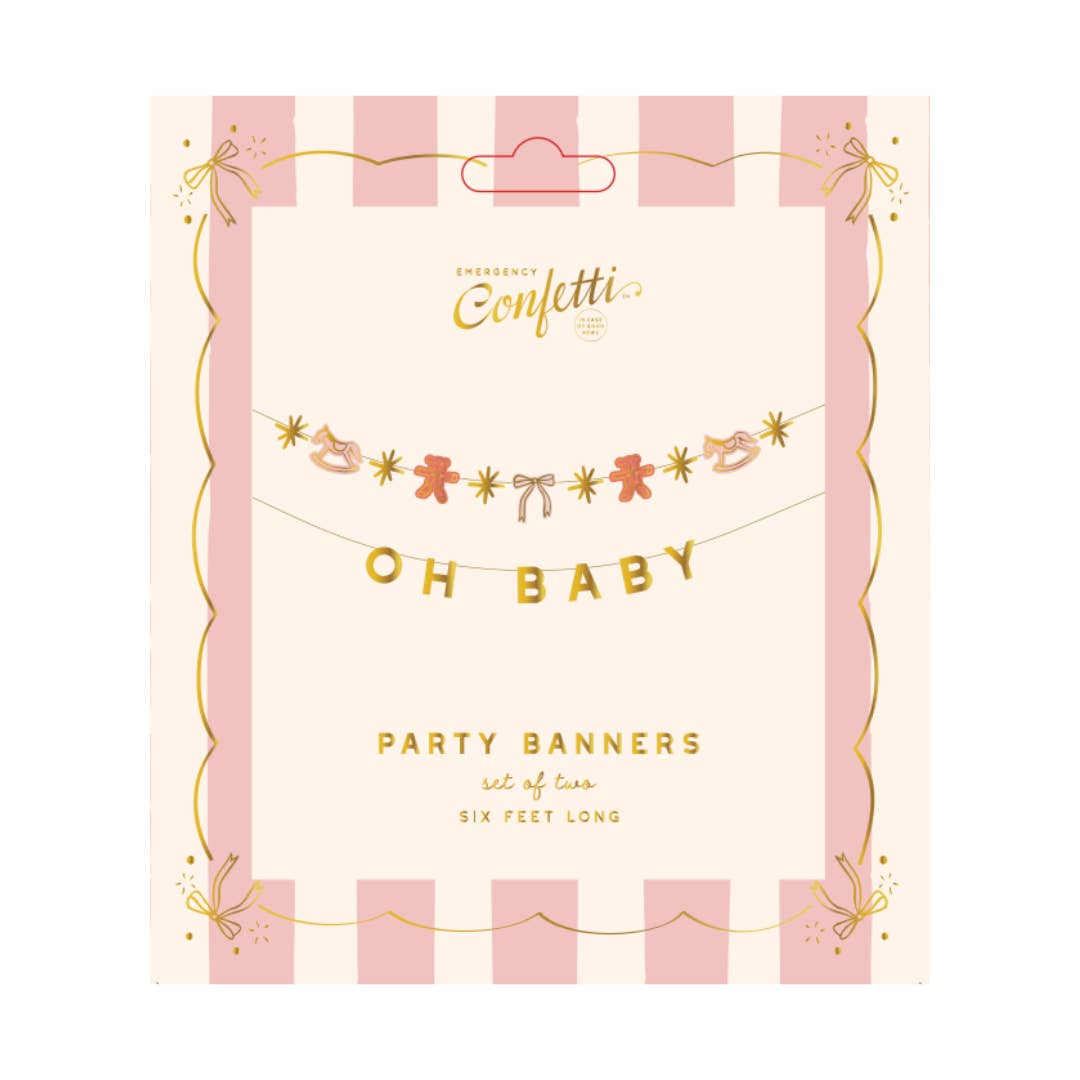 Oh Baby Pink Banner Set