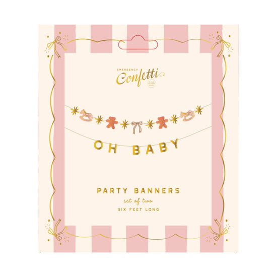 Oh Baby Pink Banner Set