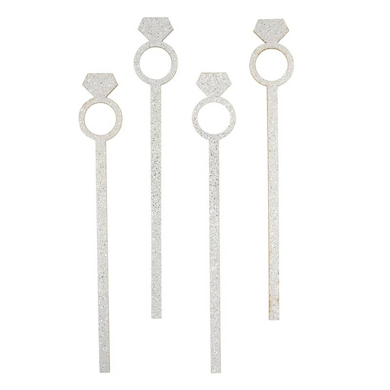Ring Acrylic Stir Sticks