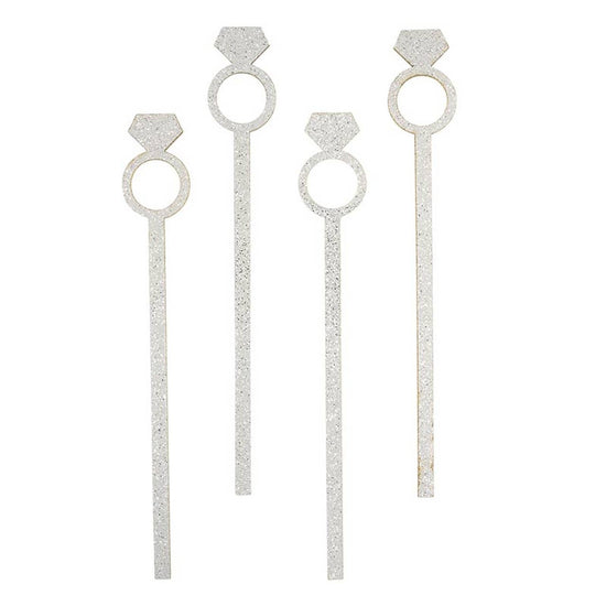 Ring Acrylic Stir Sticks