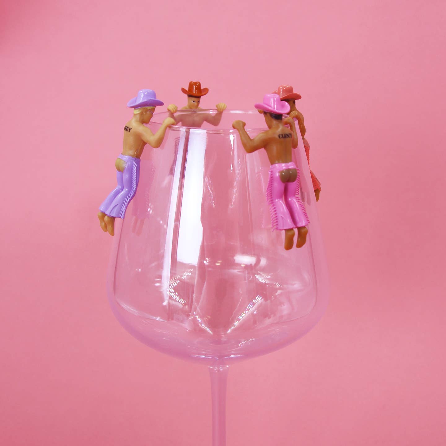Western Drink Chaps Drink Markers
