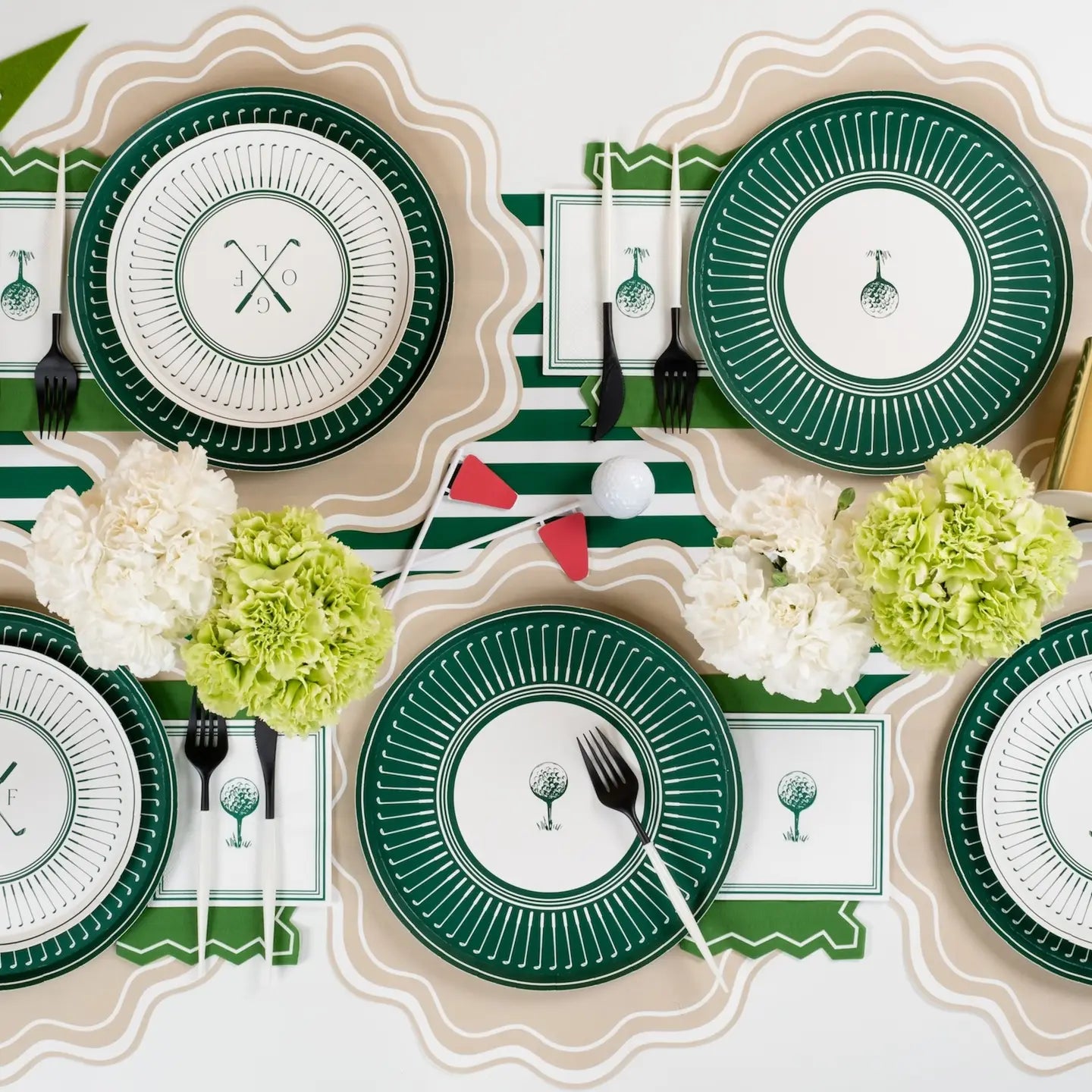Golf Dessert Plates