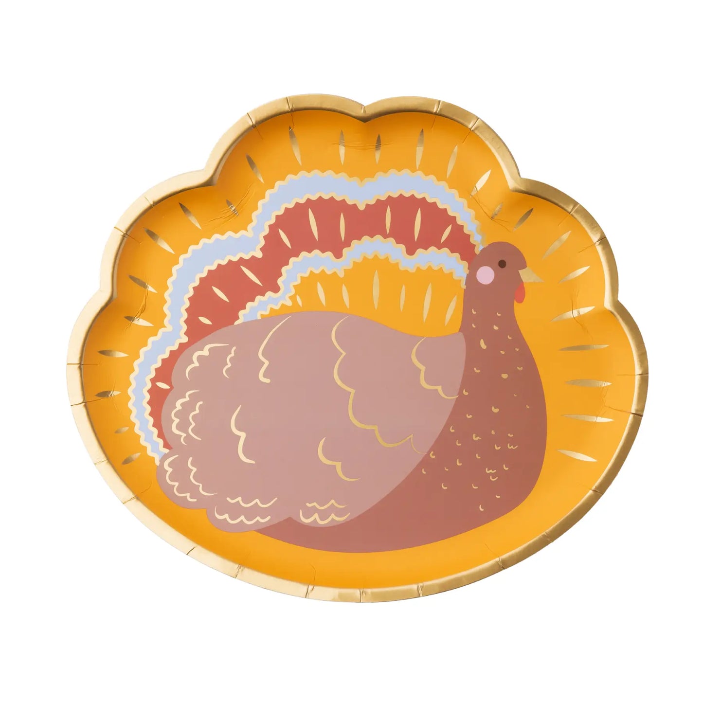 Charming Turkey Plates