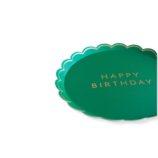 Emerald Green HBD Small Plates
