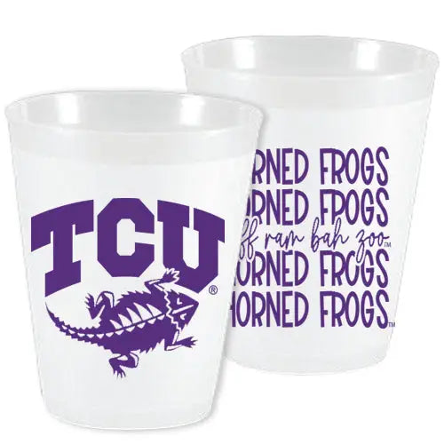 TCU Horned Frogs Frosted Cup