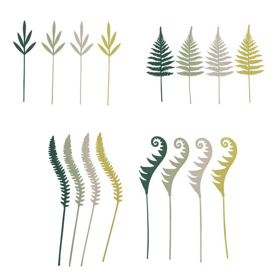 24" Paper and Wire Leaf Picks
