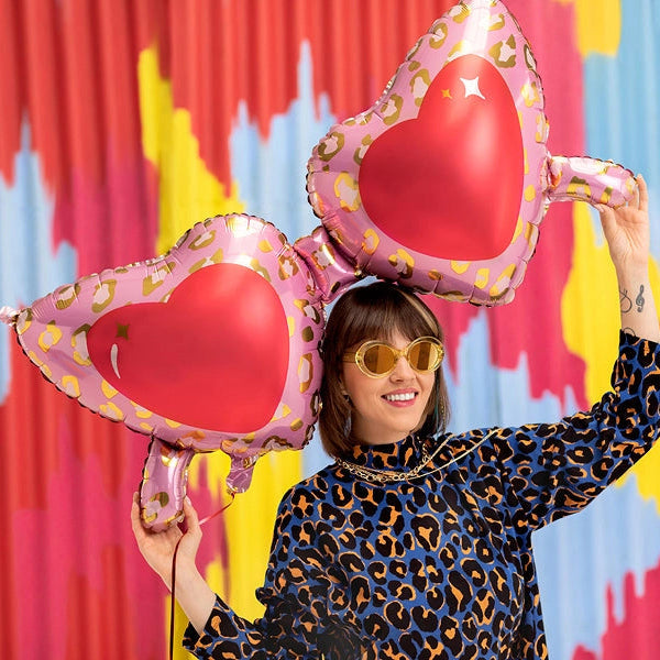 45" Heart Glasses Mylar