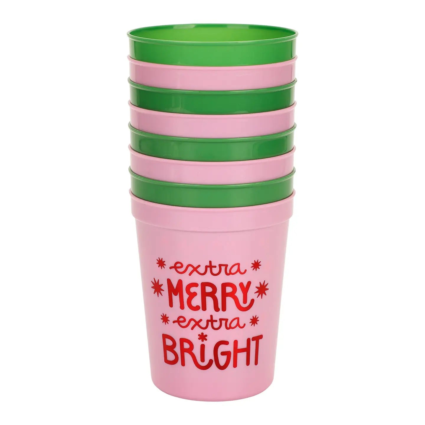 Extra Merry & Bright Stadium Cups