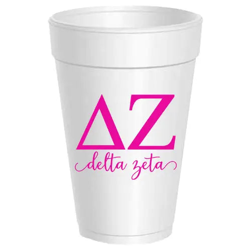 Delta Zeta Foam Cups