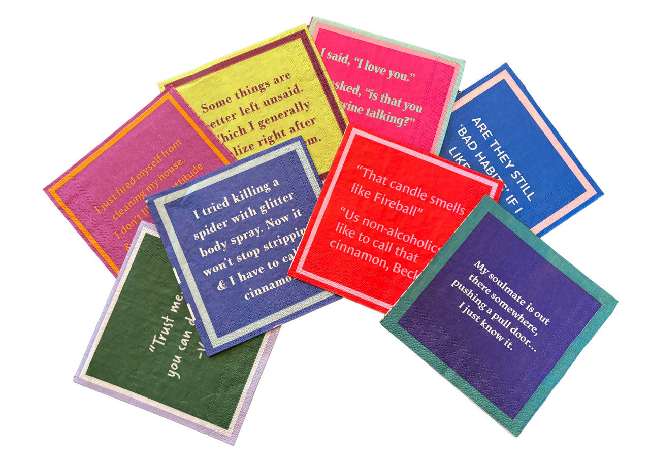 Humorous Napkins Assortment Party Pack