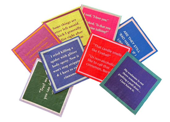 Humorous Napkins Assortment Party Pack