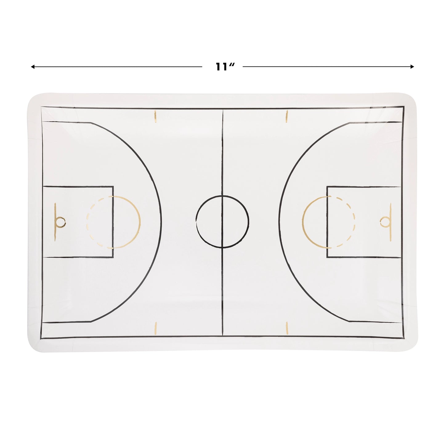 Basketball Court Dinner Plate