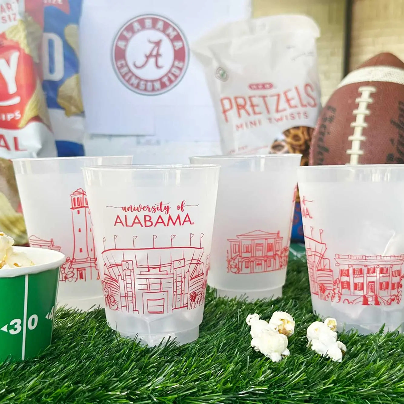 University of Alabama Skyline Frost Cups