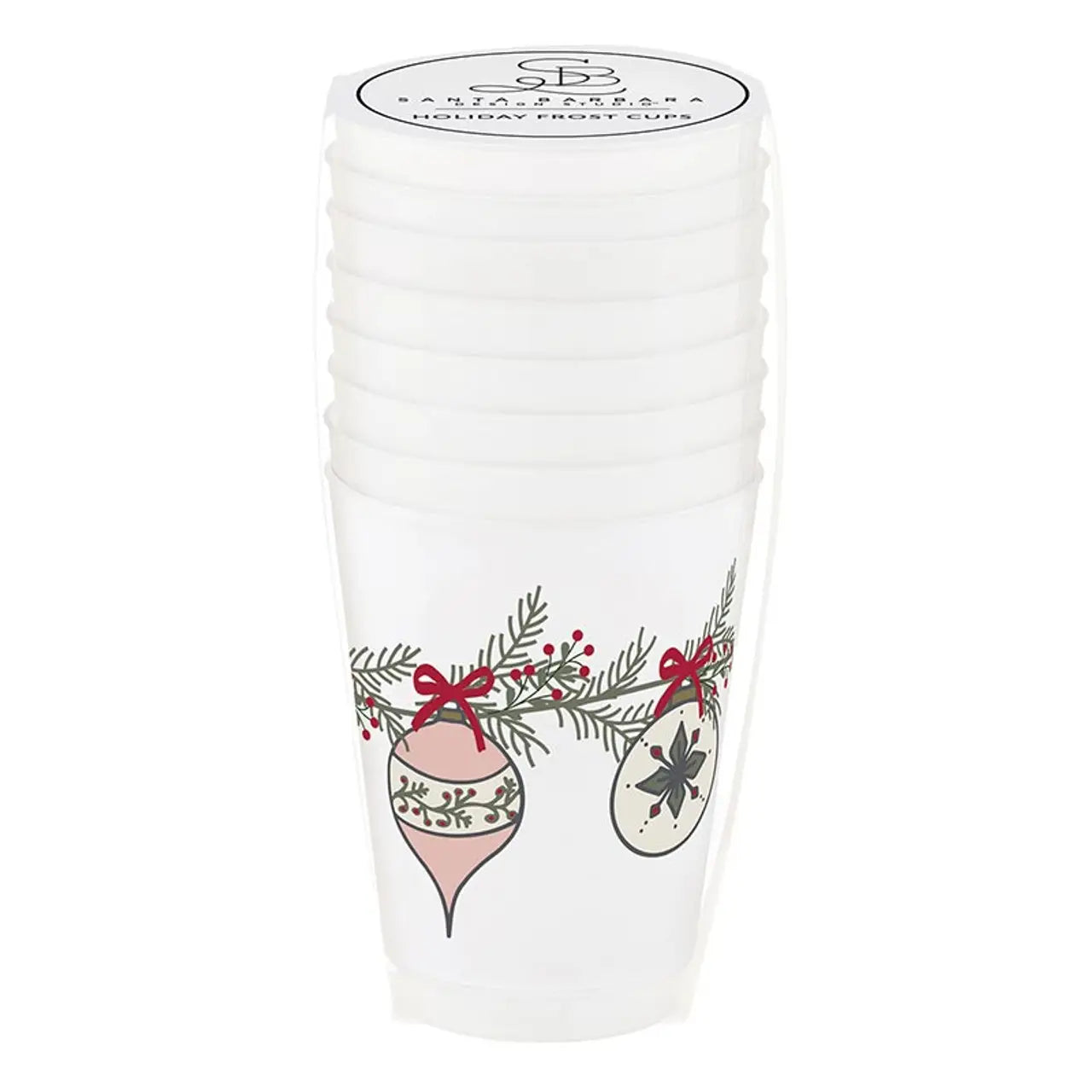 Ornaments Frosted Cups