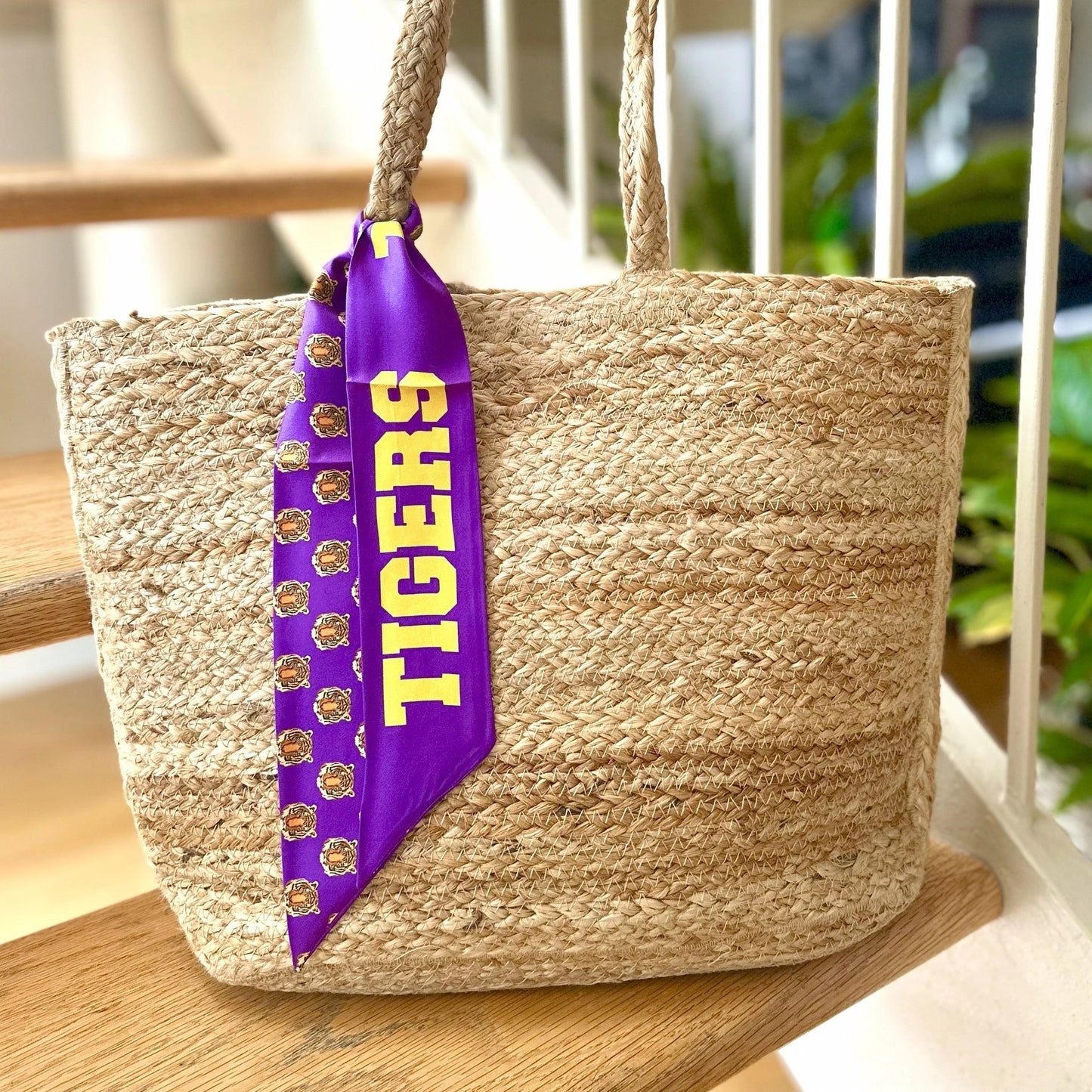 LSU Silk Twilly