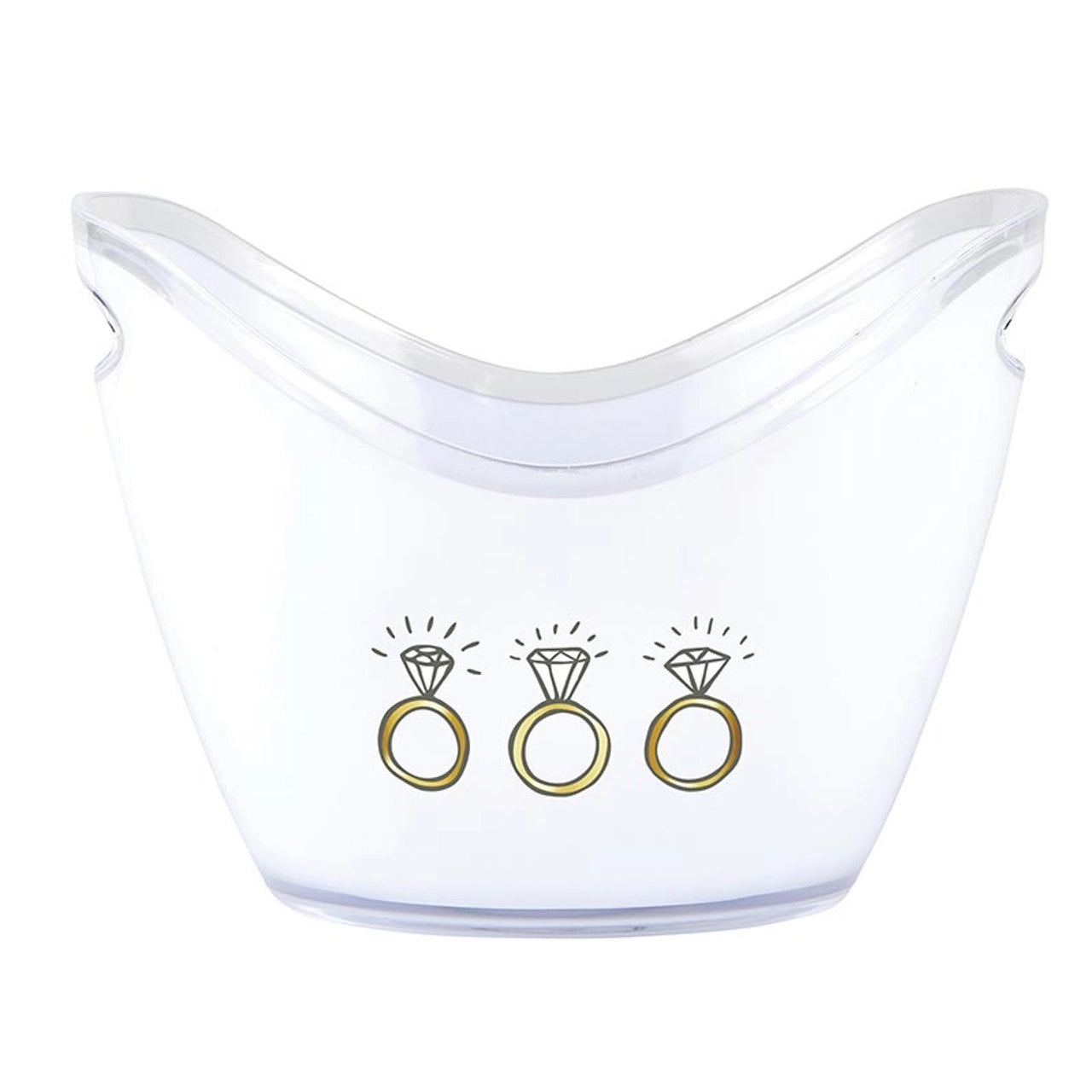 Rings Acrylic Beverage Bucket