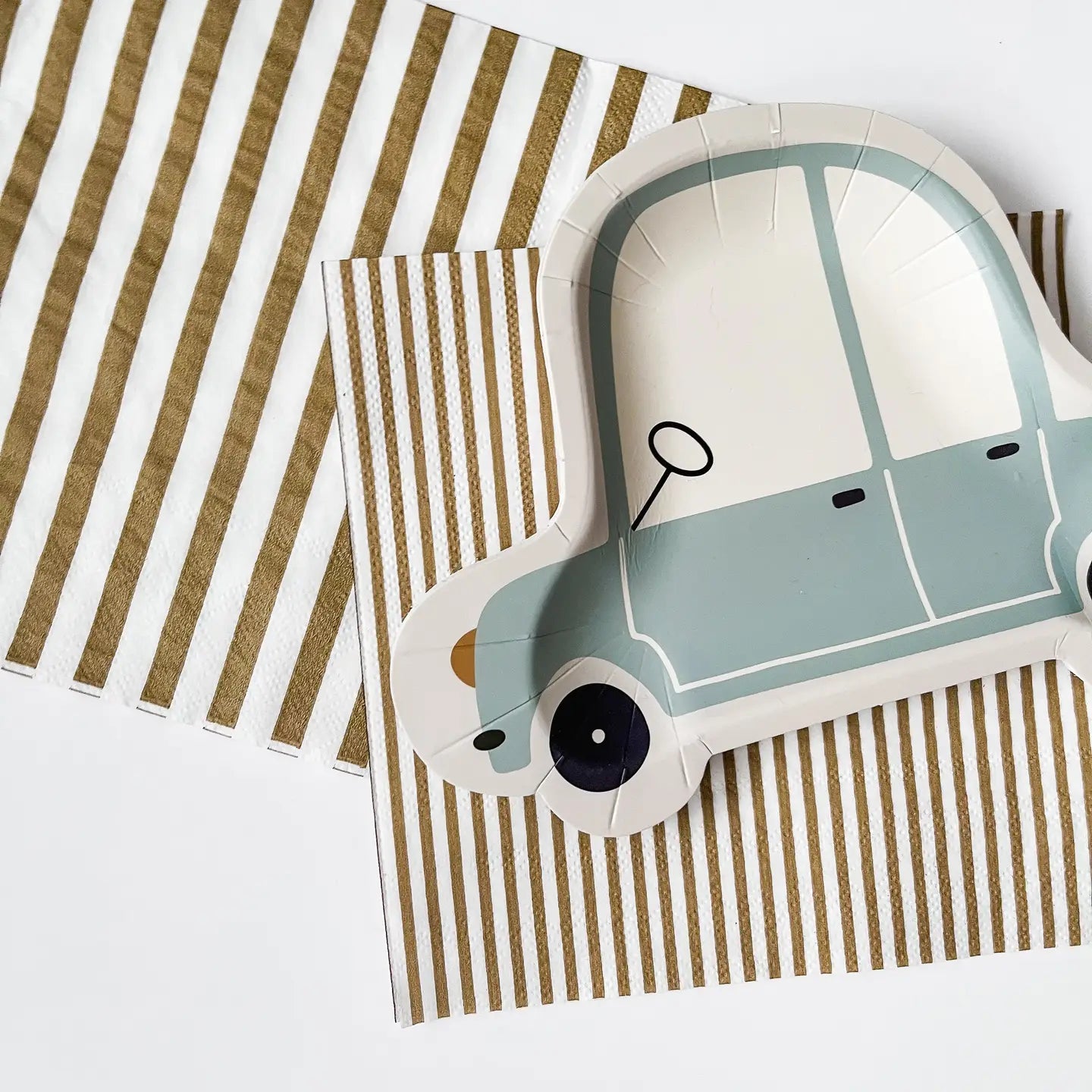 Classic Gold Stripe Large Napkins