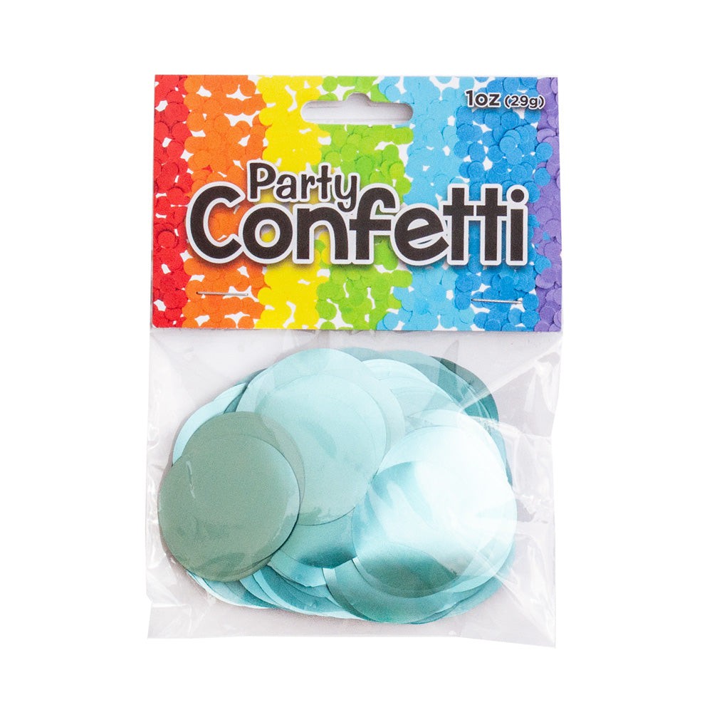 Light Blue Chrome Confetti