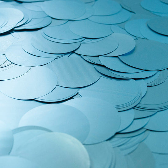 Light Blue Chrome Confetti