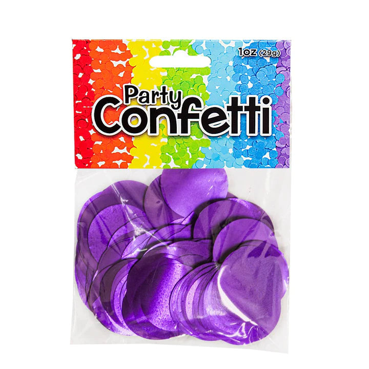 Purple Chrome Confetti