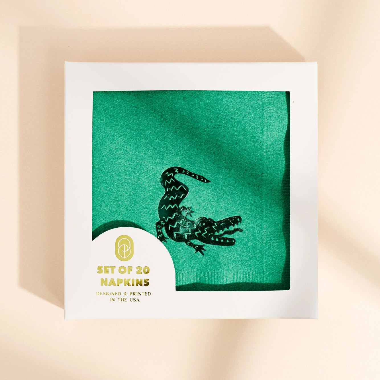 Green Alligator Napkins
