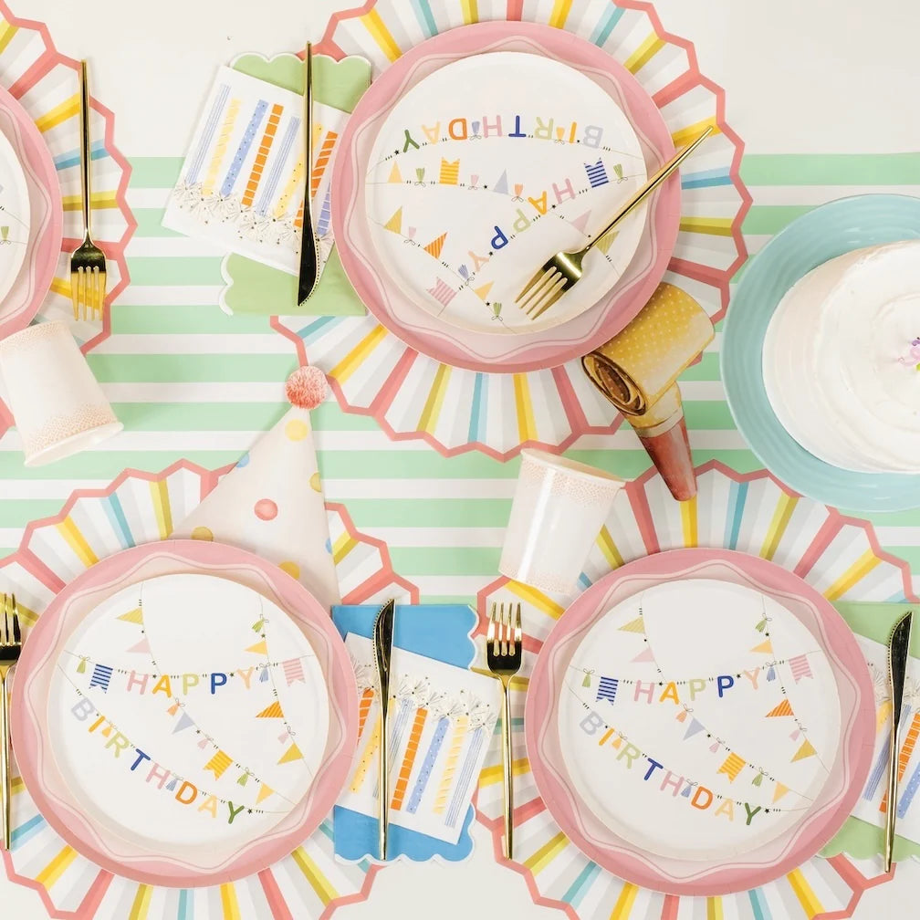 Burst of Color Fan Placemats