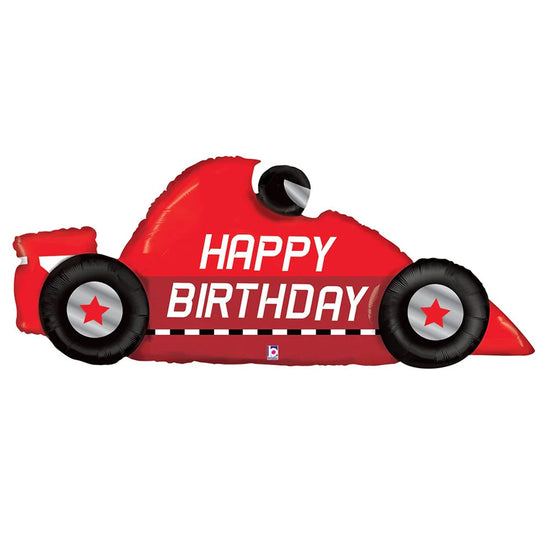43" Race Car Birthday Mylar