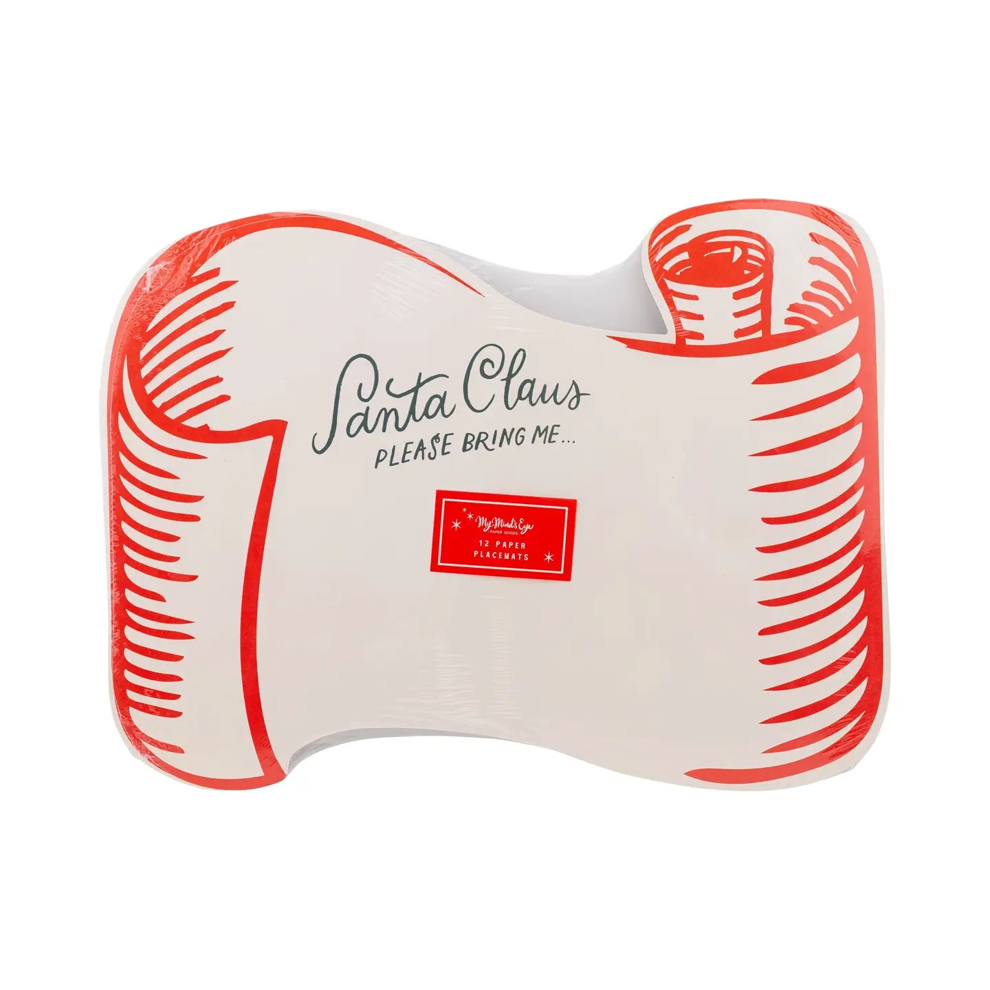Santa Scroll Placemat