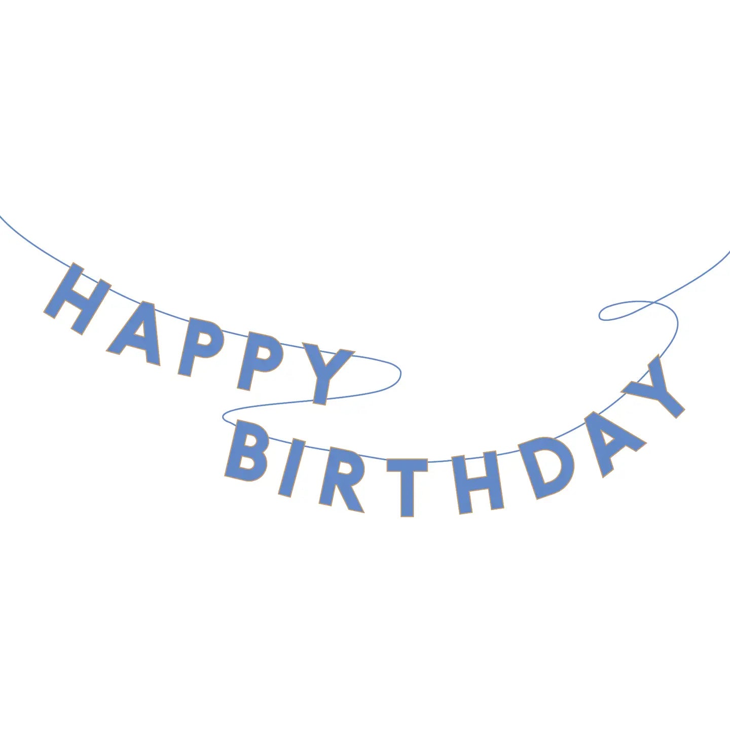 Palisades Blue Birthday Banner