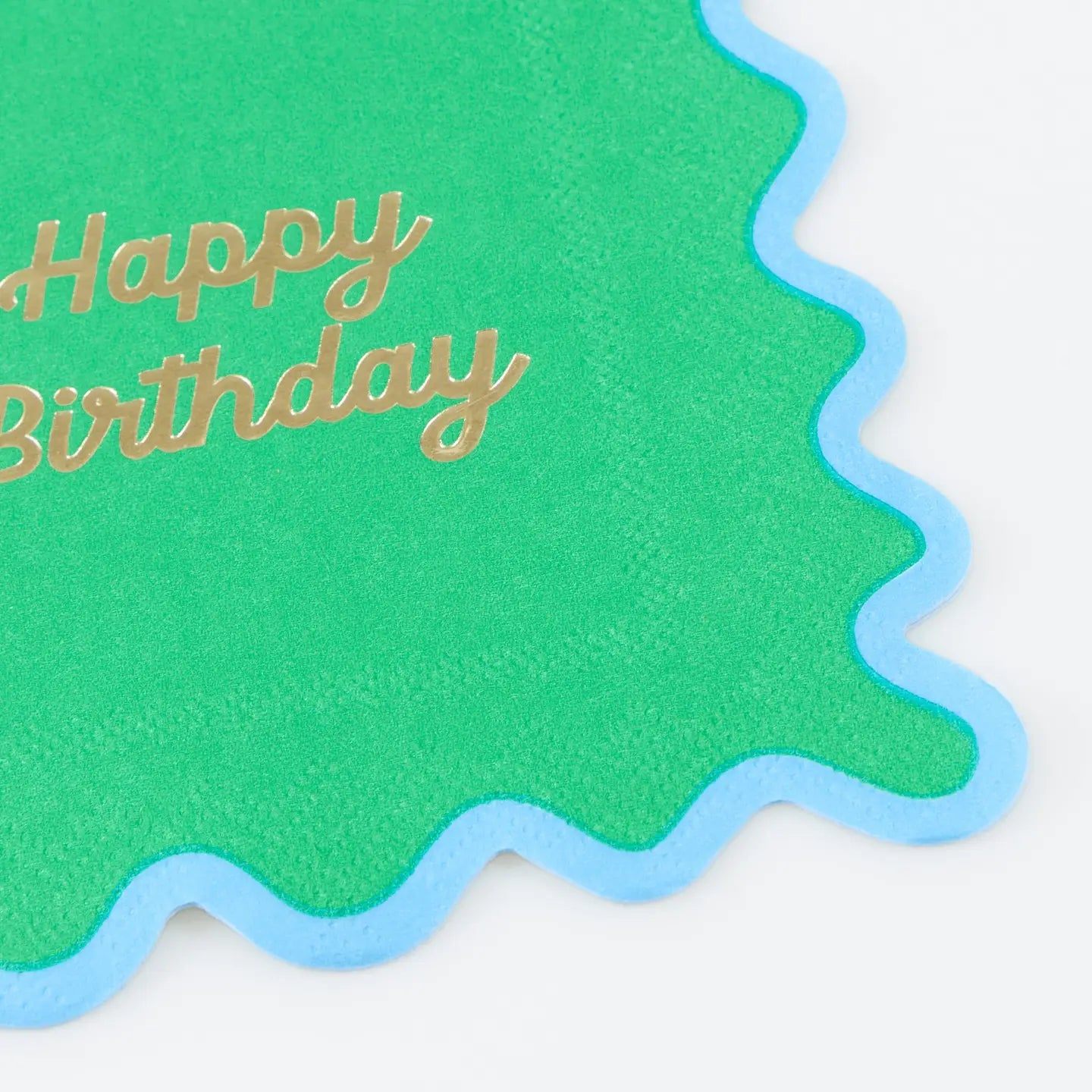 Wiggle Edge Birthday Small Napkins