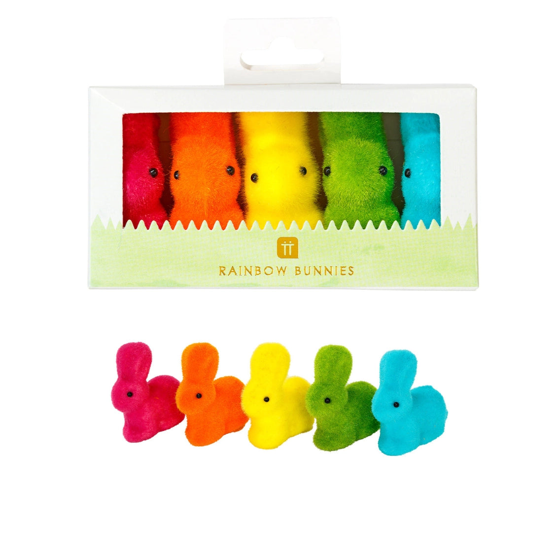 Mini Rainbow Bunny Decorations