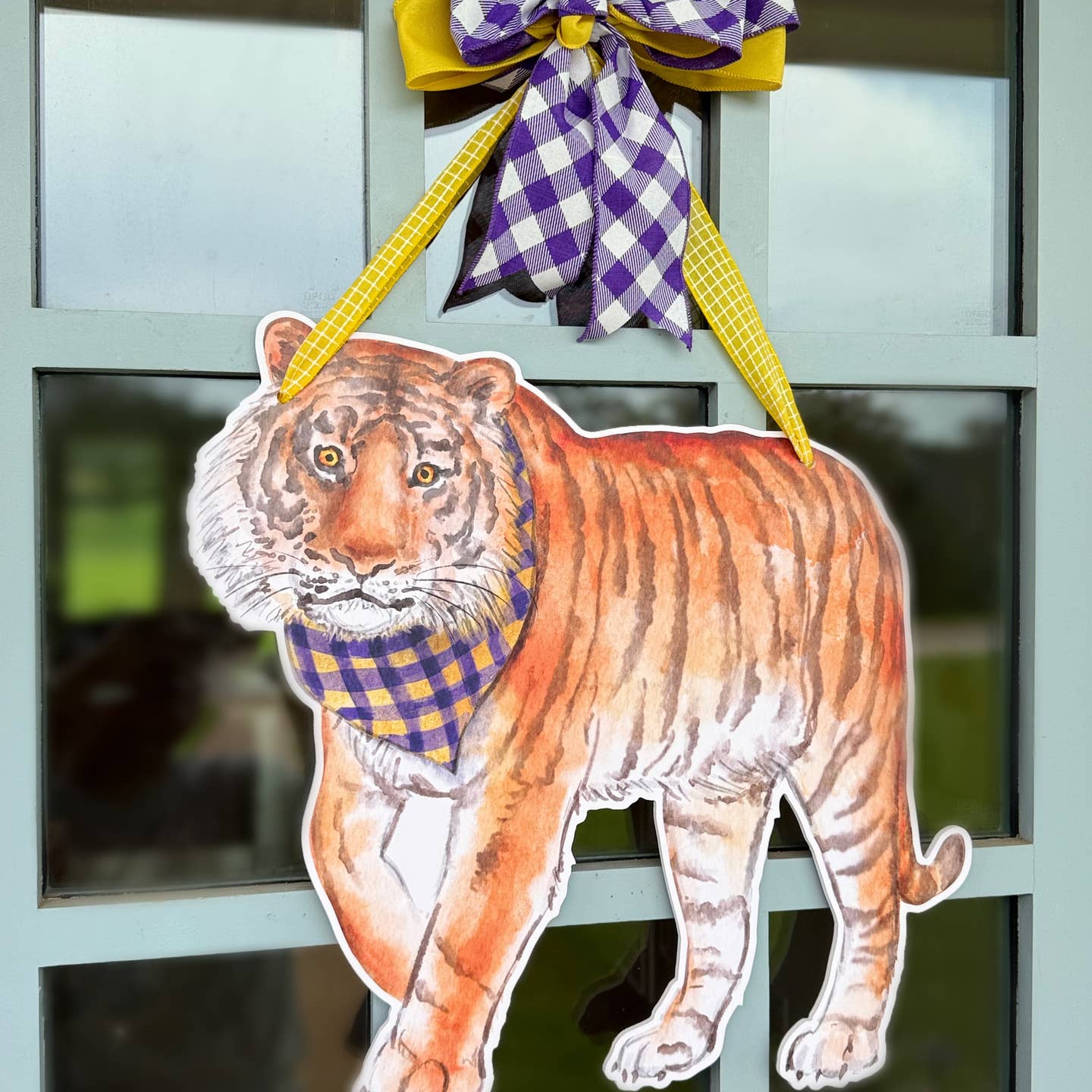 LSU Tiger Door Hanger